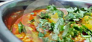 Lauki/doodhi ki Sabji also known as bottle gourd curry.