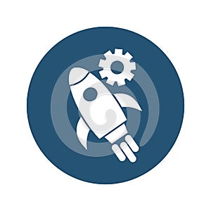 Launch Isolated Vector icon which can easily modify or edit