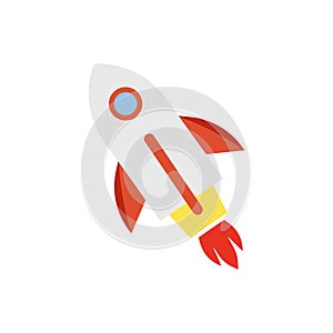 Launch Isolated Vector icon which can easily modify or edit