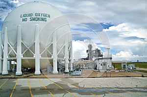 Launch Pad 39-A Liquid Oxygen Storage Tank