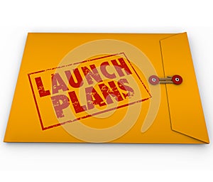 Launch Plans Yellow Envelope Start New Business Company Secrets