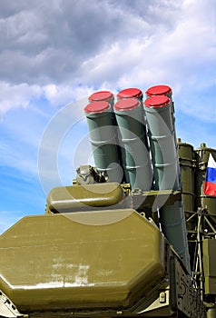 Launcher of the anti-aircraft missile system