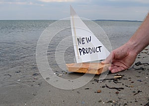 Launching a new product photo