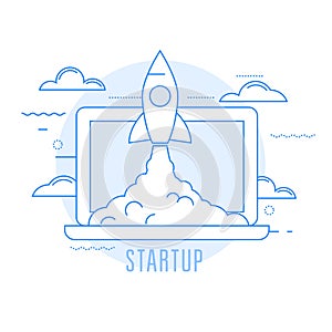 Launching sturtup - rocket launch of new business