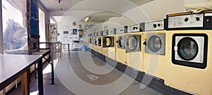 Launderette washing machine