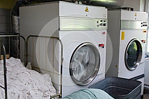 Laundromat dryers