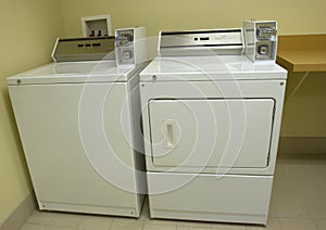 Laundromat Washer and Dryer