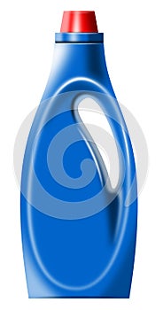 Laundry detergent bottle