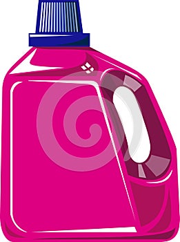 Laundry detergent bottle