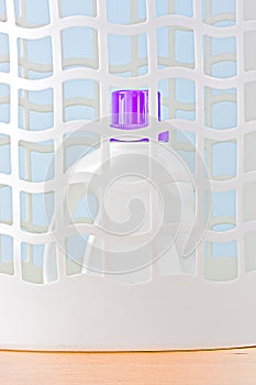 Laundry detergent nad plastic basket