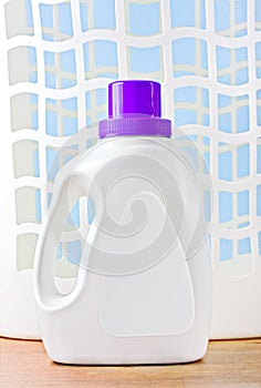 Laundry detergent nad plastic basket