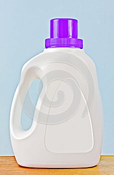Laundry detergent plastic bottle