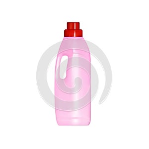 Laundry detergent plastic bottle