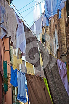 Laundry lines in Venice