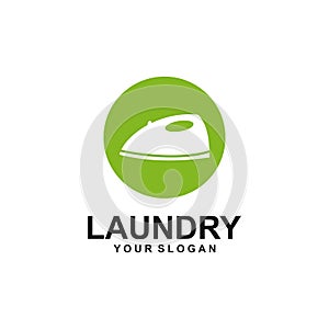 Laundry Logo Template Design Vector