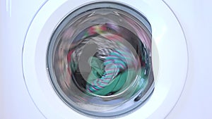 Laundry Machine Washing Disinfecting, Cleaning Clothes Chores, Household, Housework, Working in Laundromat, Healthcare