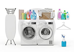 Laundry room essentials setup