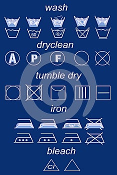 laundry symbols