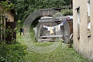 After laundry. Uzupis district, Vilnius, Lithuania