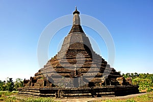 Laungbanpyauk Pagoda, Mrauk U, Rakhine State, Myanmar