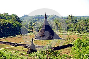 Laungbanpyauk Pagoda, Mrauk U, Rakhine State, Myanmar