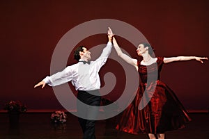 Laura Blica Toader and Vlad Toader performing