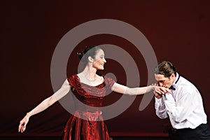 Laura Blica Toader and Vlad Toader performing