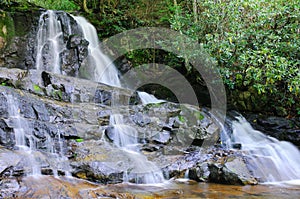 Laurel Falls in Great Smoky Mountains