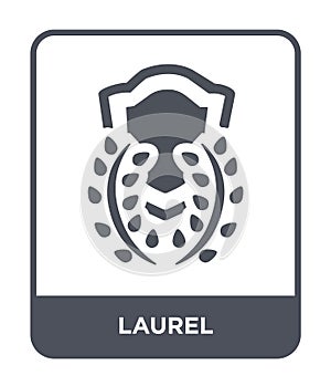 laurel icon in trendy design style. laurel icon isolated on white background. laurel vector icon simple and modern flat symbol for