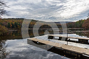 Laurel Lake Recreational Area in Pine Grove Furnace State Park i