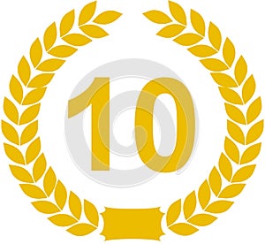 Laurel Wreath 10 Years