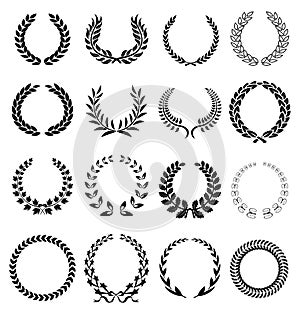 Laurel wreath icons