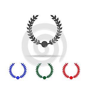 Laurel wreath icons. Elements of sport element in multi colored icons. Premium quality graphic design icon. Simple icon for