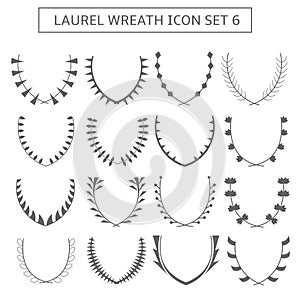 Laurel wreath icons