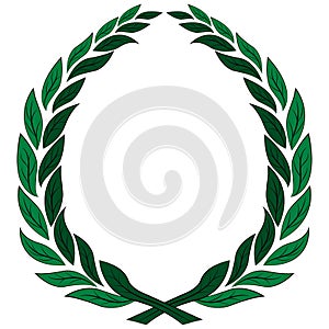 Laurel wreath - symbol of victory and achievement