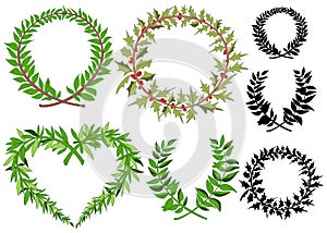 Laurel wreaths