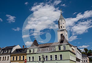 Laurentius church in Elsterberg Saxony East germany