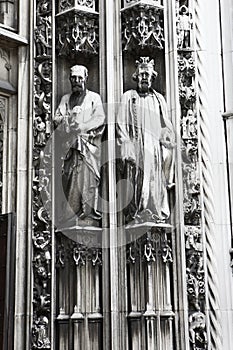 Lausanne Cathedral statue