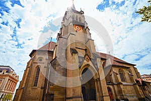 Lausanne St Francois church in Switzerland