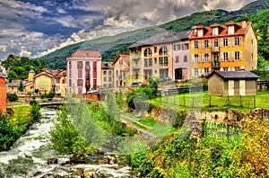 The Lauze river in Ax-les-Thermes - France