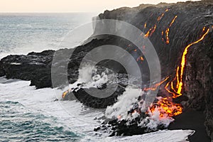 Lava Big Island  Hawaii