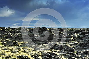 Lava field at Eldhraun