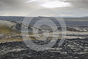 Lava field in Iceland