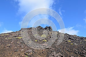 Lava Flow From Eldborg Crater in Iceland photo