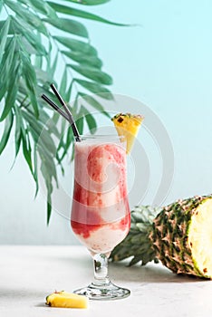 Lava Flow Summer Cocktail