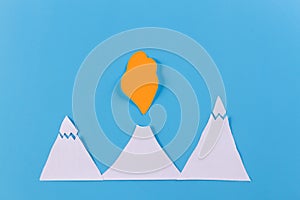 Lava going down the Volcano