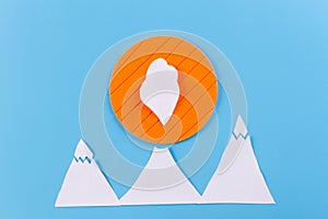 Lava going down the Volcano