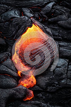 Lava on Hawaii`s Big Island