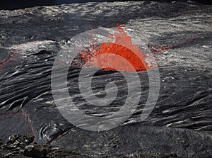 Lava inside Erta Ale volcano, Ethiopia