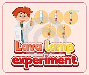 Lava lamp science experiment